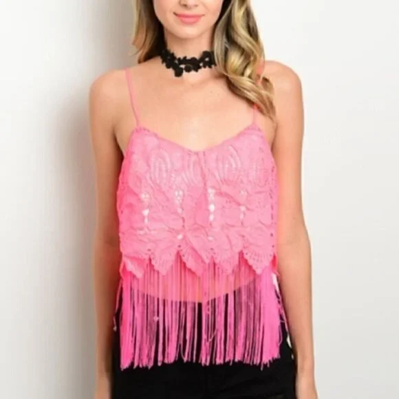 HOT PINK TOP - Picture 1 of 2